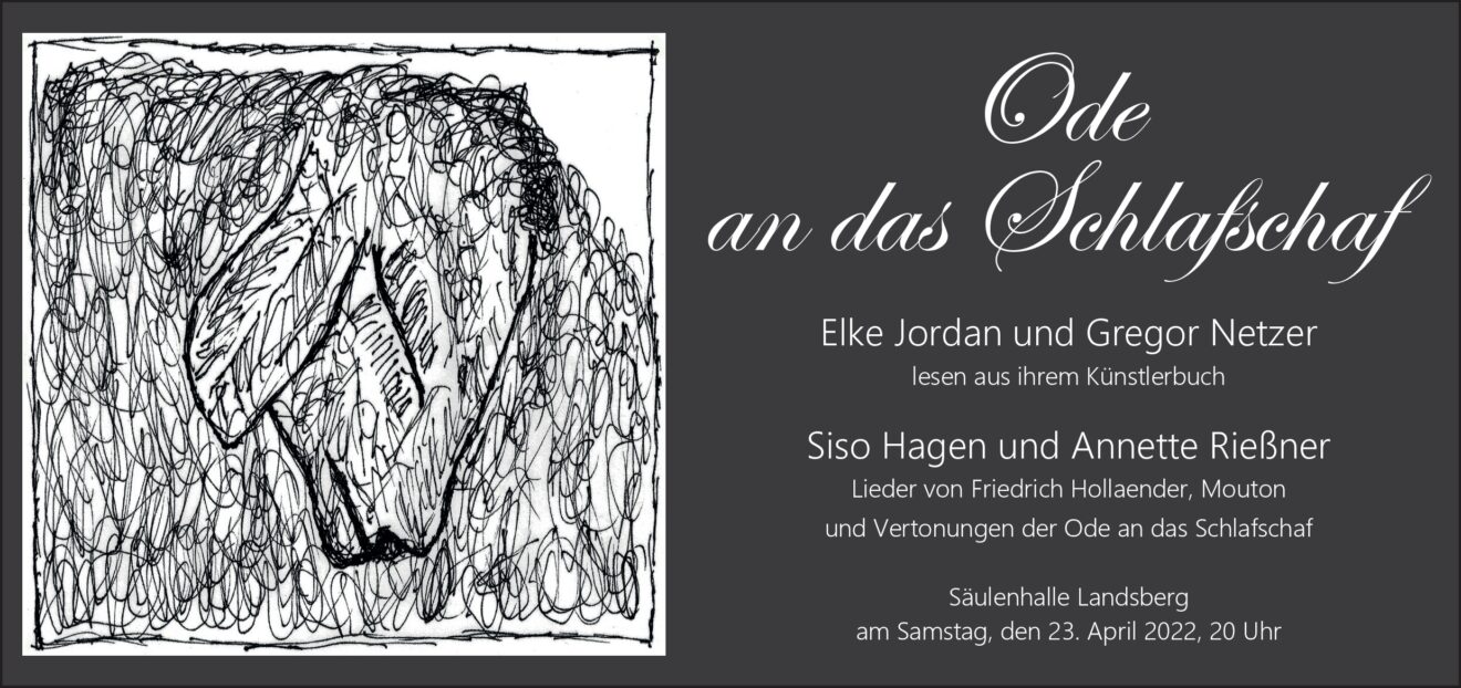 Schlafschaf Lesung Landsberg Postkarte quer-001